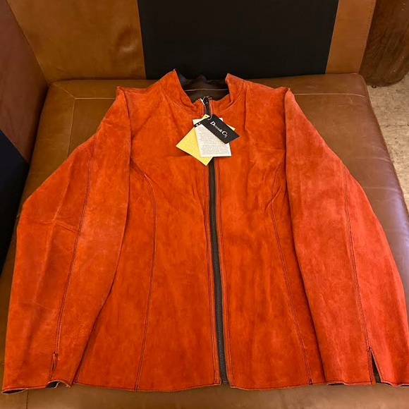 Denim&Co Jackets & Blazers - Genuine 100% Leather with suede finish Jacket